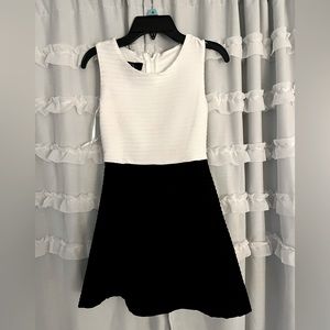 Girls Black and White Dress